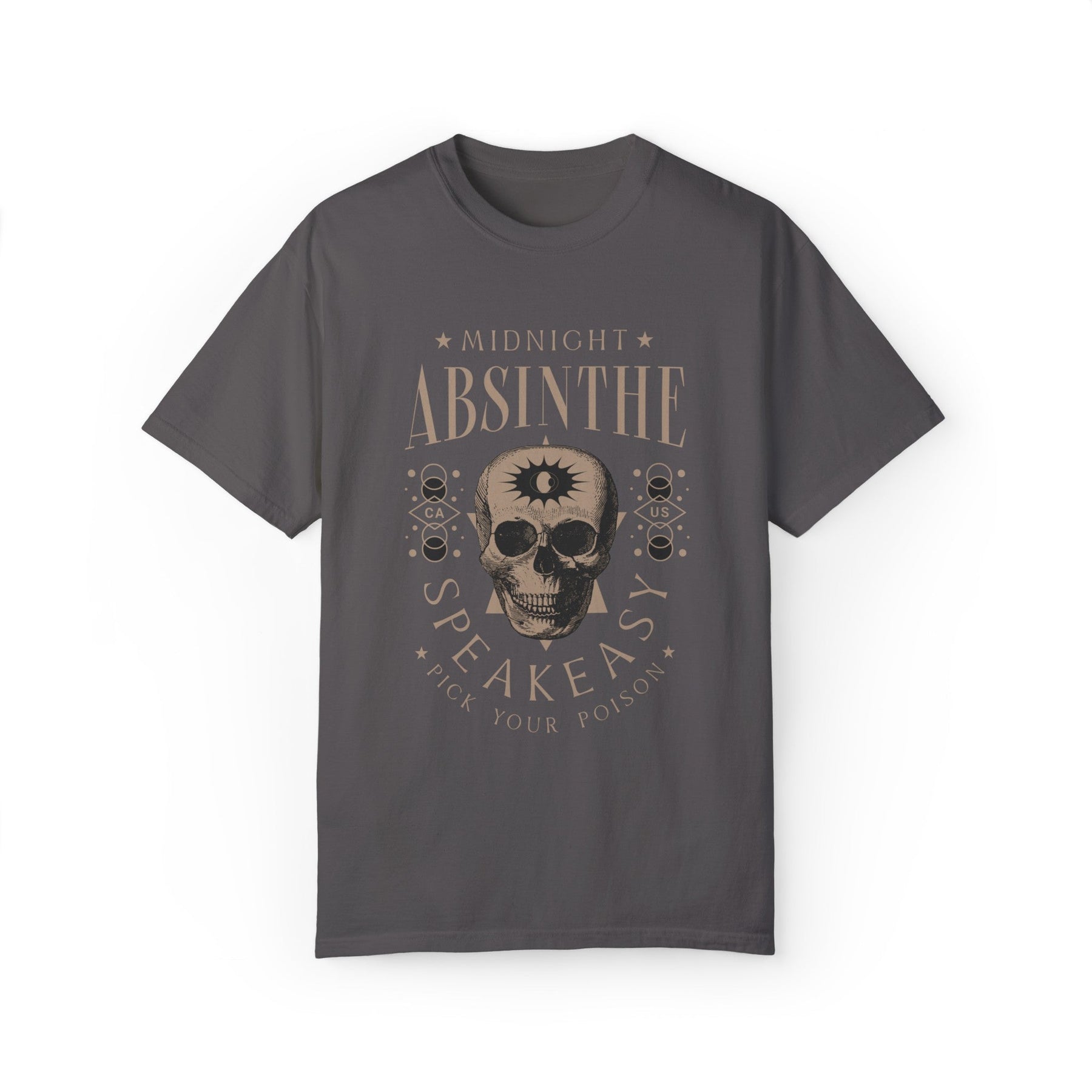 Midnight Absinthe Oversized Beefy Tee - Goth Cloth Co.T - Shirt13967029873139211822