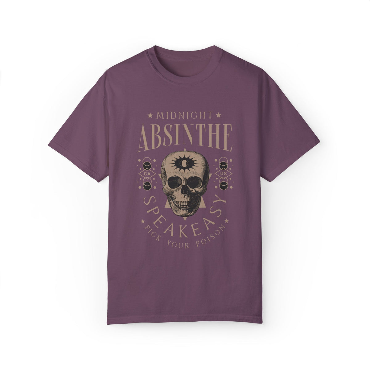 Midnight Absinthe Oversized Beefy Tee - Goth Cloth Co.T - Shirt18009592294375757282