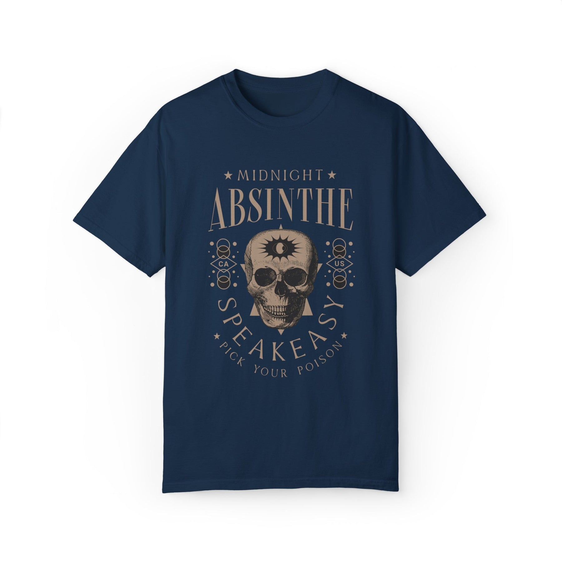 Midnight Absinthe Oversized Beefy Tee - Goth Cloth Co.T - Shirt31370840851691007070