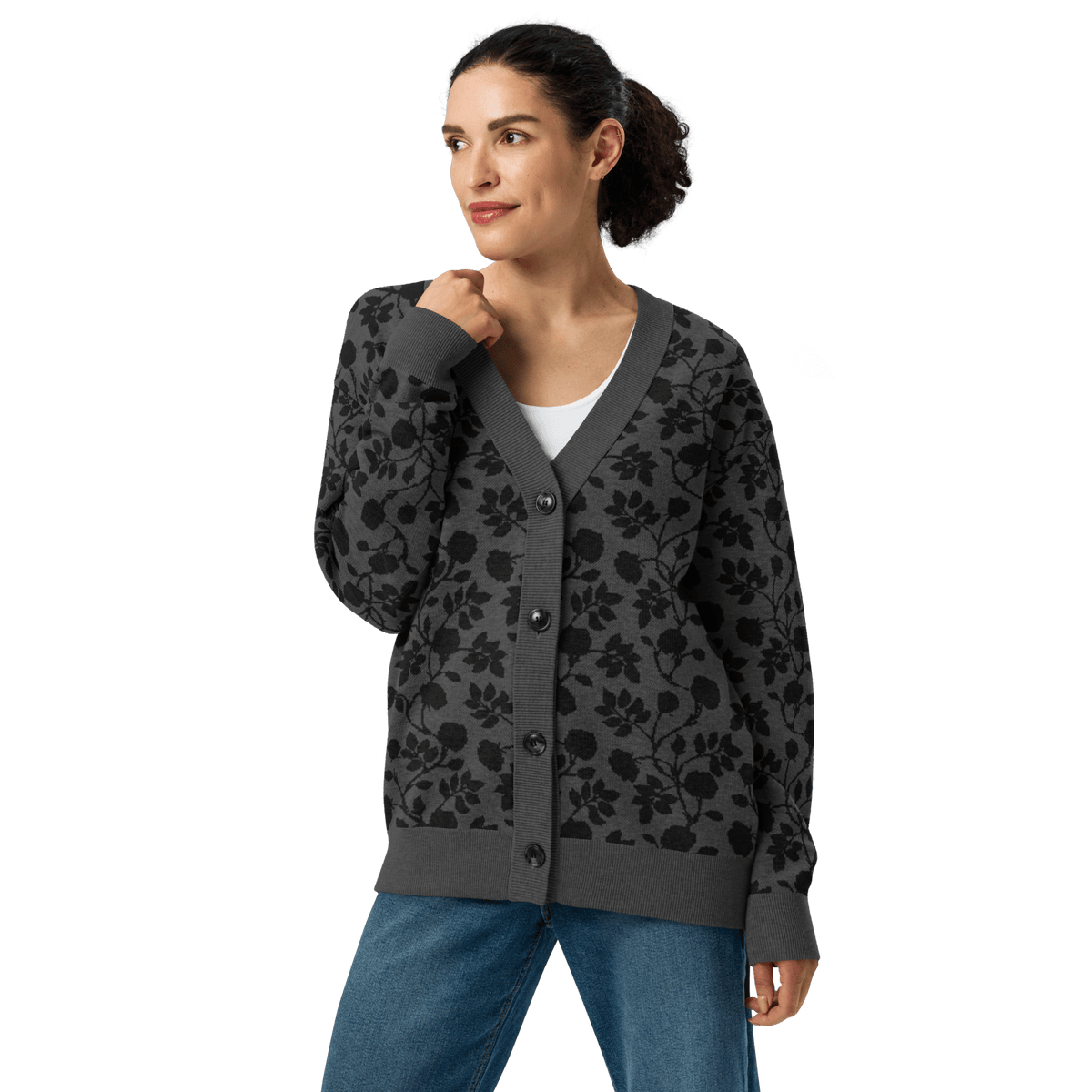 Midnight Bloom Knit Cardigan - Goth Cloth Co.3678231_21035