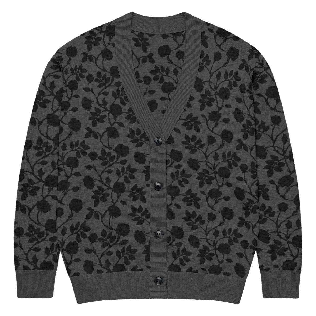 Midnight Bloom Knit Cardigan - Goth Cloth Co.3678231_21035