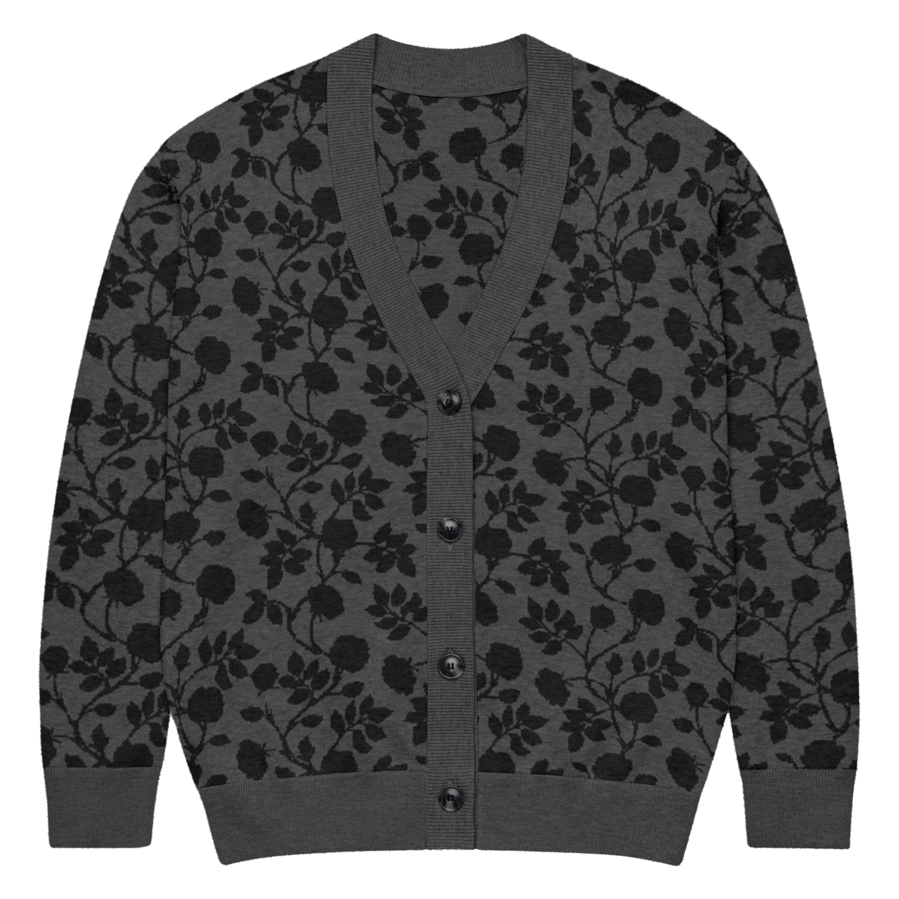 Midnight Bloom Knit Cardigan - Goth Cloth Co.3678231_21035