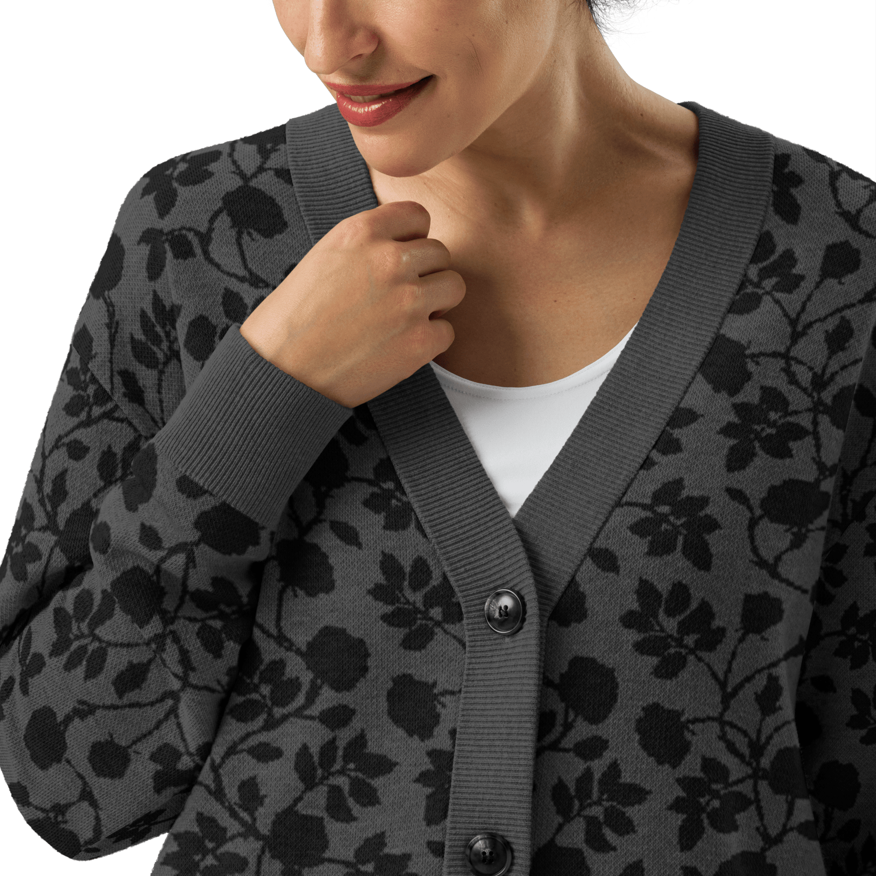 Midnight Bloom Knit Cardigan - Goth Cloth Co.3678231_21035