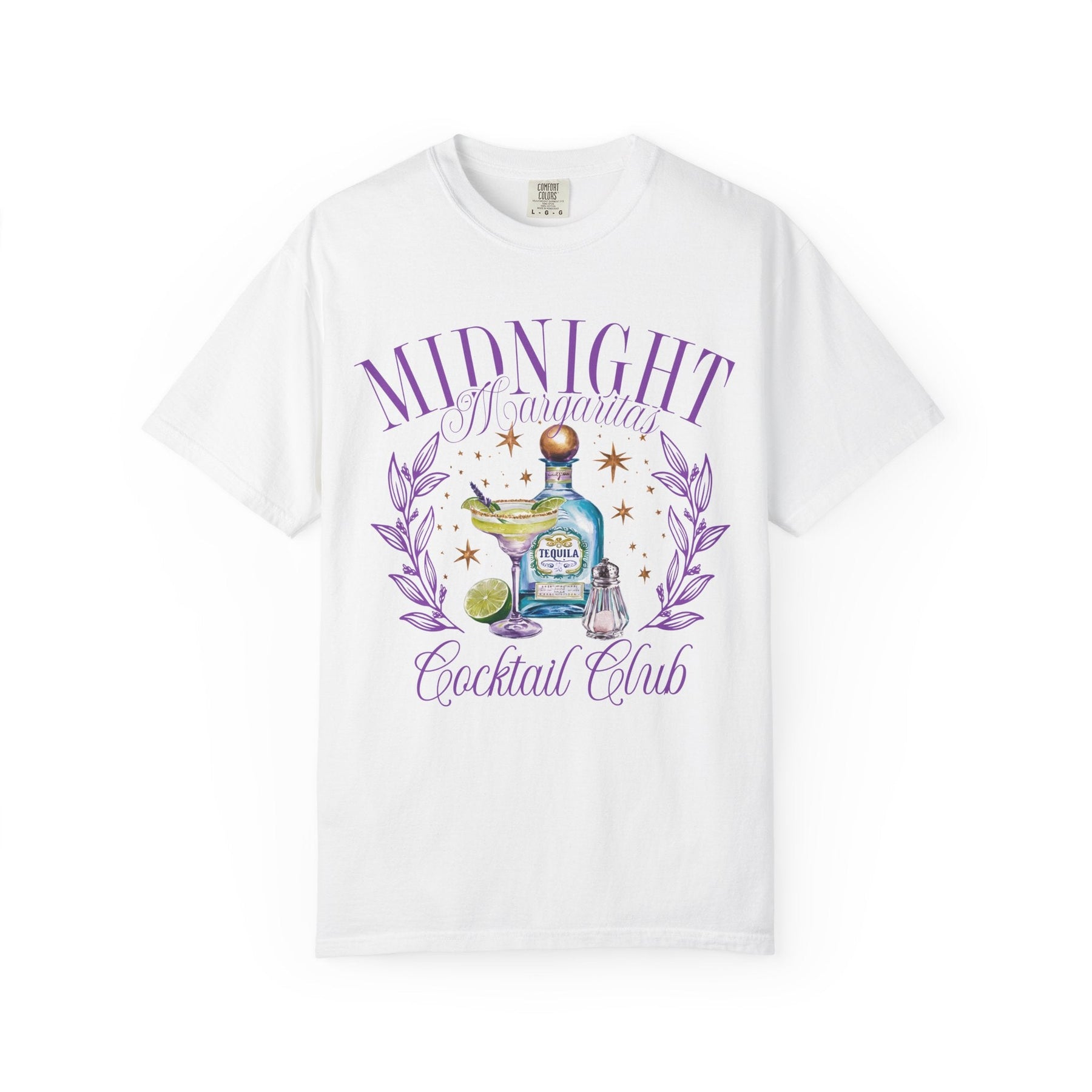 Midnight Margaritas Cocktail Club Comfy Tee - Goth Cloth Co.T-Shirt13756975035022748376