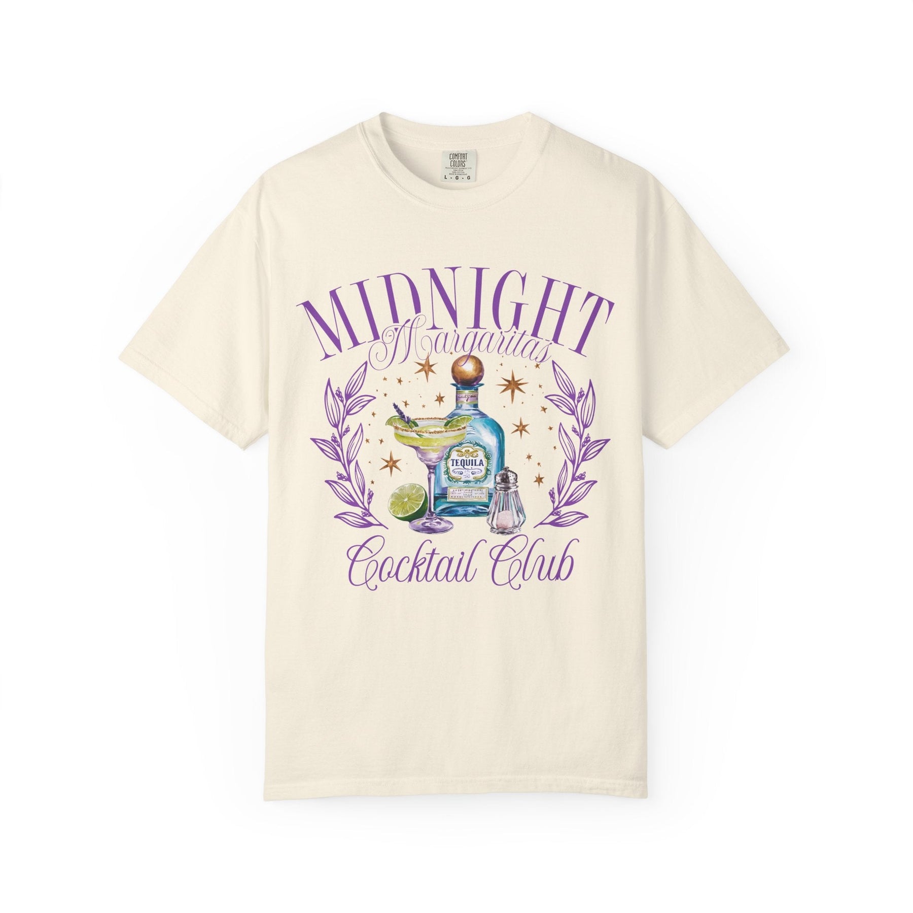Midnight Margaritas Cocktail Club Comfy Tee - Goth Cloth Co.T-Shirt17937172232462912939