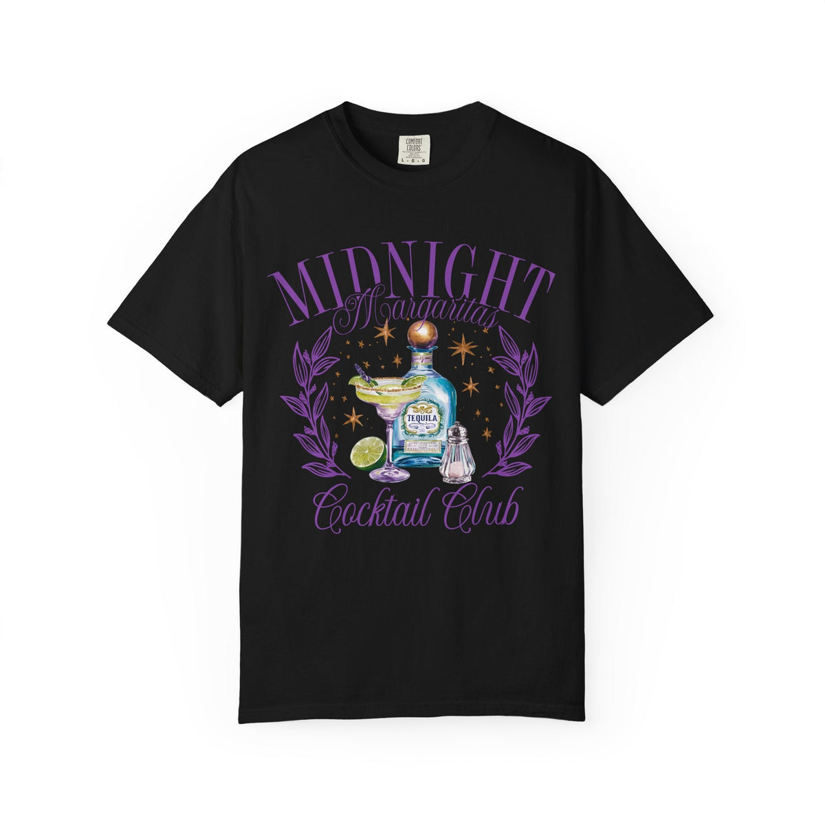 Midnight Margaritas Cocktail Club Comfy Tee - Goth Cloth Co.T-Shirt31212351363204620975