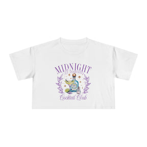 Midnight Margaritas Cocktail Club Crop Top - Goth Cloth Co.T-Shirt25804723098713421255