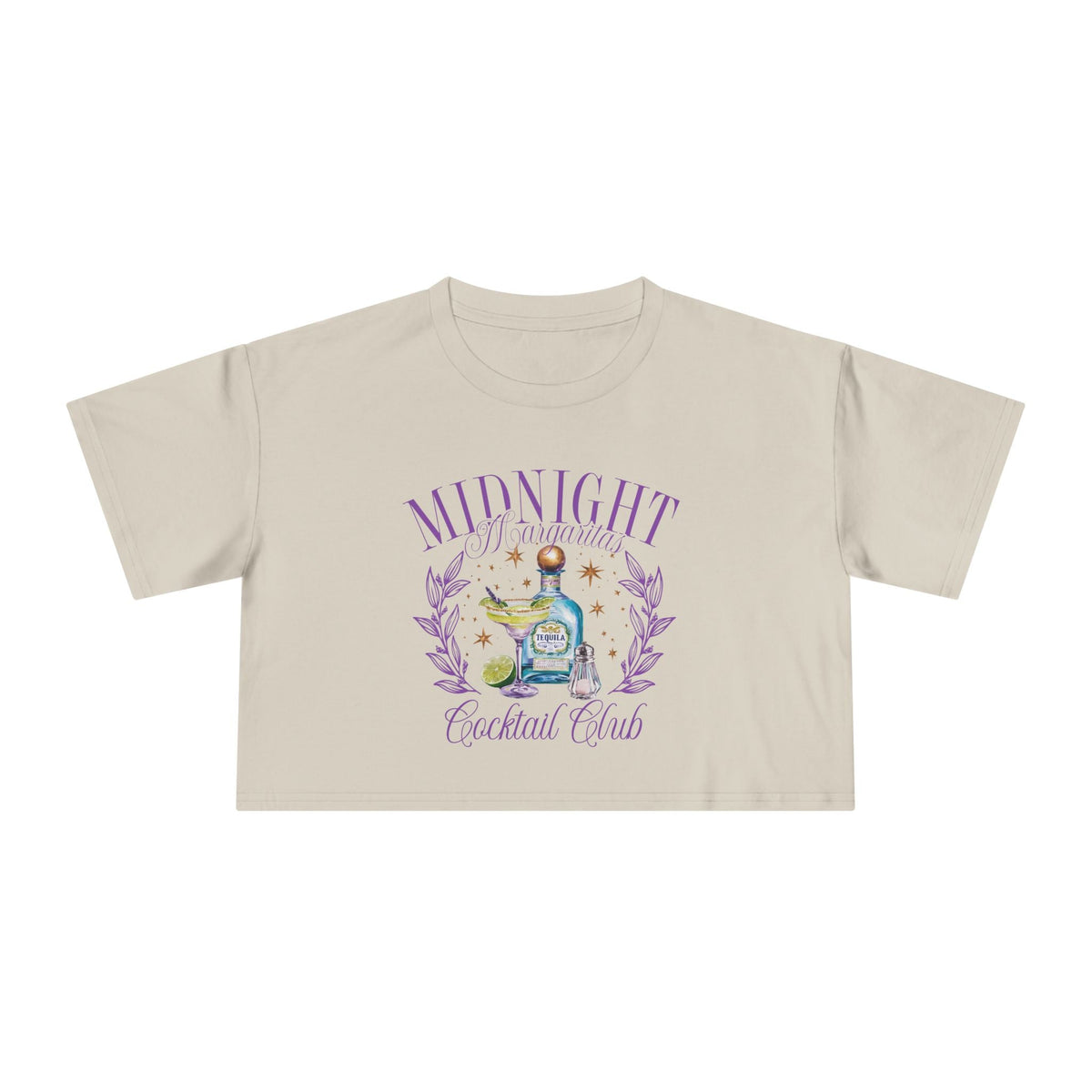 Midnight Margaritas Cocktail Club Crop Top - Goth Cloth Co.T-Shirt27615357208539928143