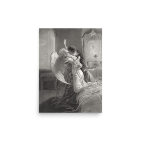 Mihaly Von Zichy Romantic Encounter Matte Poster Print - Goth Cloth Co.4007675_1349