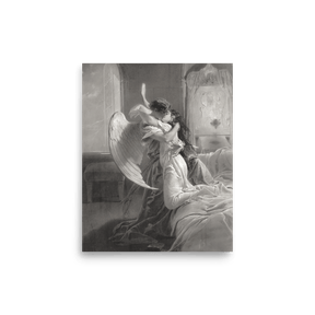 Mihaly Von Zichy Romantic Encounter Matte Poster Print - Goth Cloth Co.4007675_4463