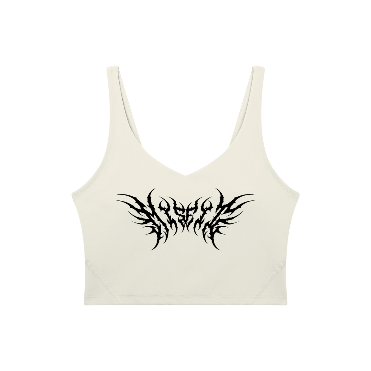 Misfit Metal Font Women's Sports Bra - Goth Cloth Co.261001PODAC1496#001