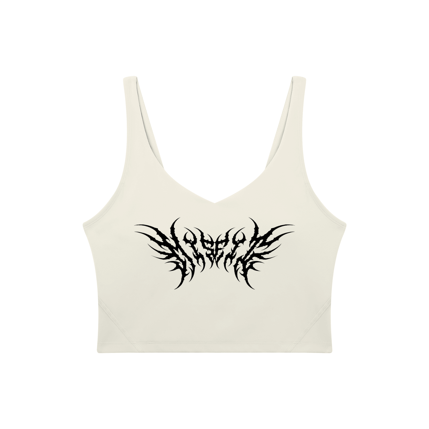 Misfit Metal Font Women's Sports Bra