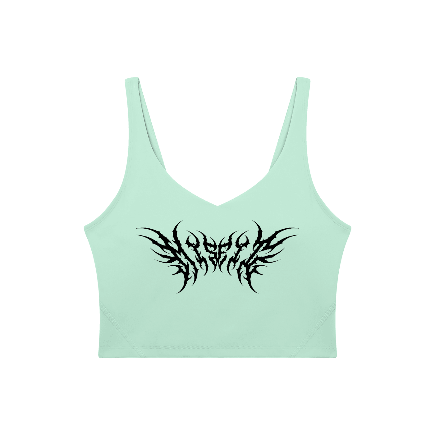 Misfit Metal Font Women's Sports Bra