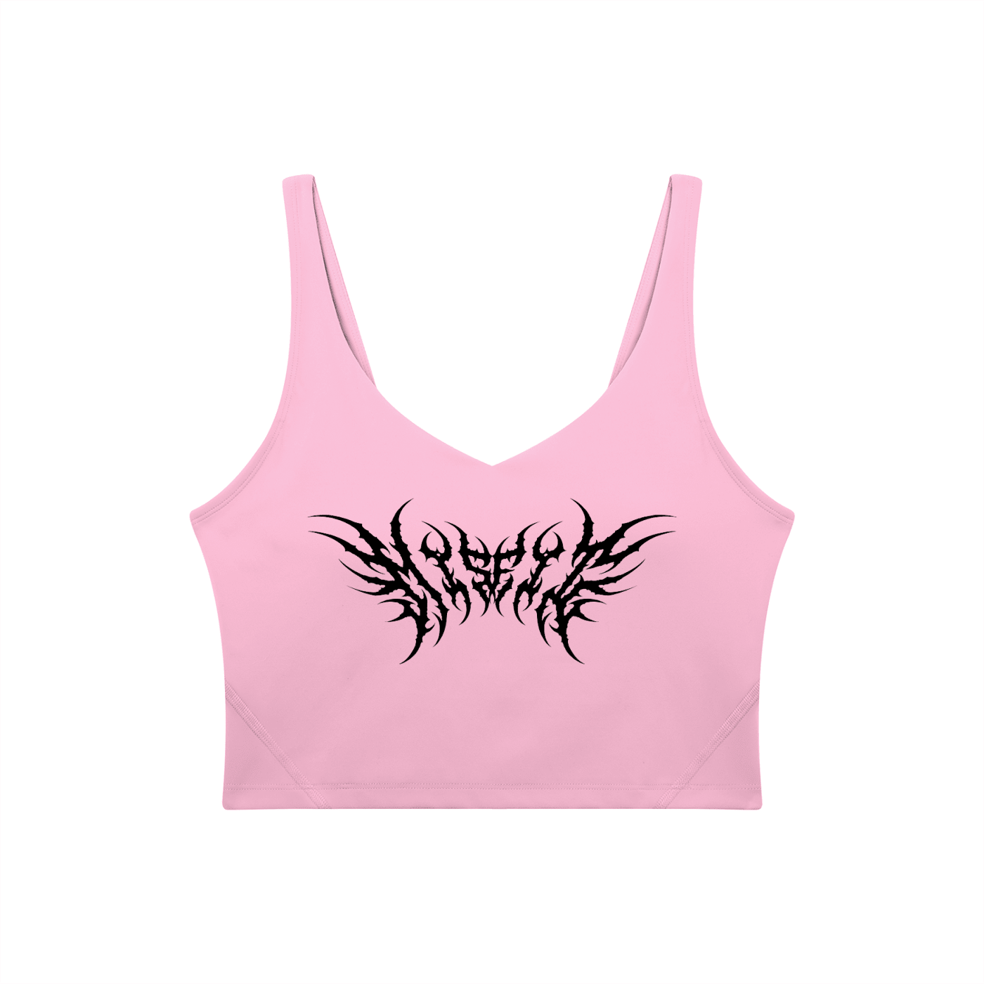 Misfit Metal Font Women's Sports Bra