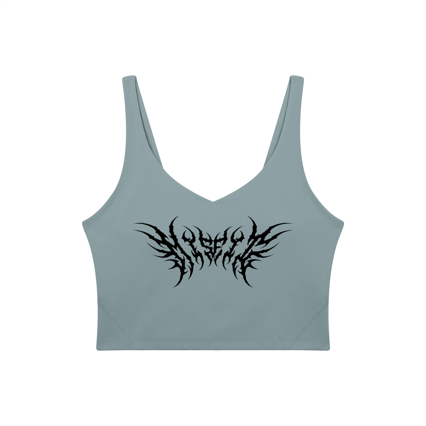 Misfit Metal Font Women's Sports Bra
