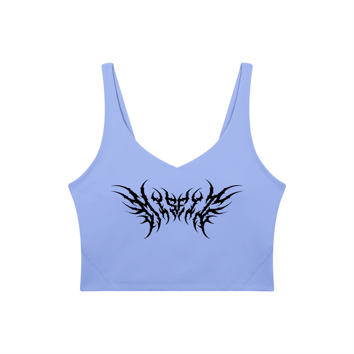 Misfit Metal Font Women's Sports Bra