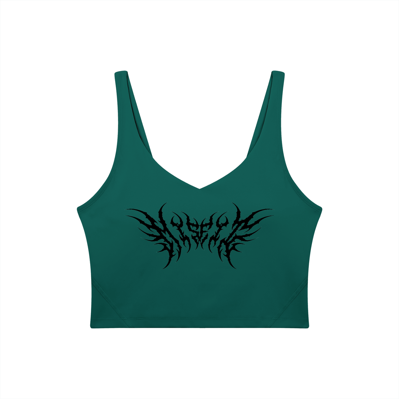 Misfit Metal Font Women's Sports Bra