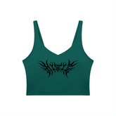 Misfit Metal Font Women's Sports Bra - Goth Cloth Co.261001PODAC1496#026