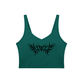 Misfit Metal Font Women's Sports Bra
