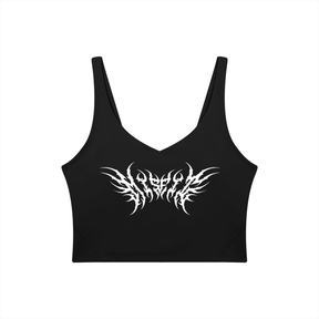 Misfit Metal Font Women's Sports Bra