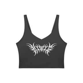 Misfit Metal Font Women's Sports Bra