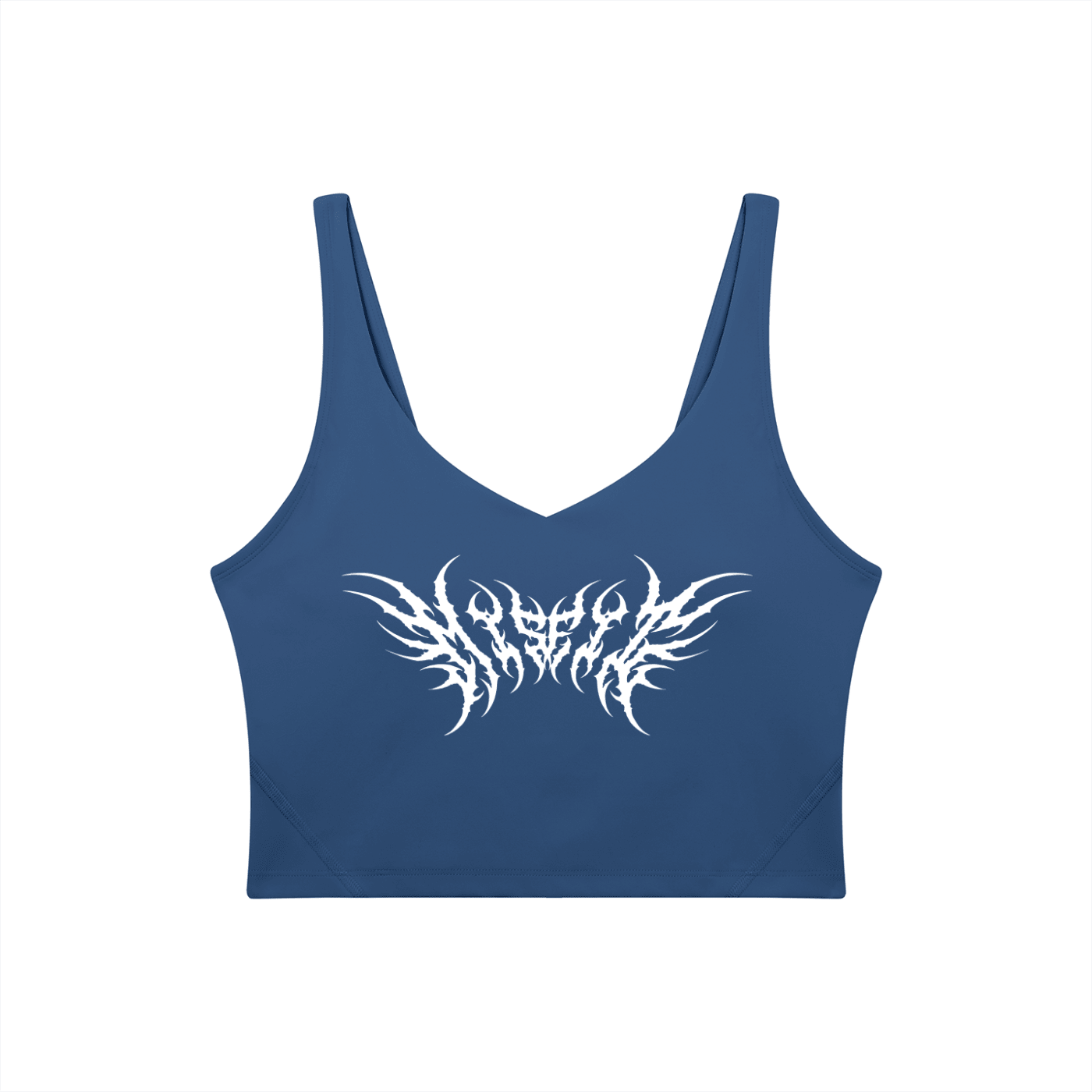 Misfit Metal Font Women's Sports Bra