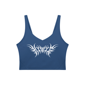 Misfit Metal Font Women's Sports Bra