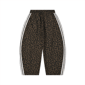 Misfits Bat Leopard Barrel Leg Sweatpants