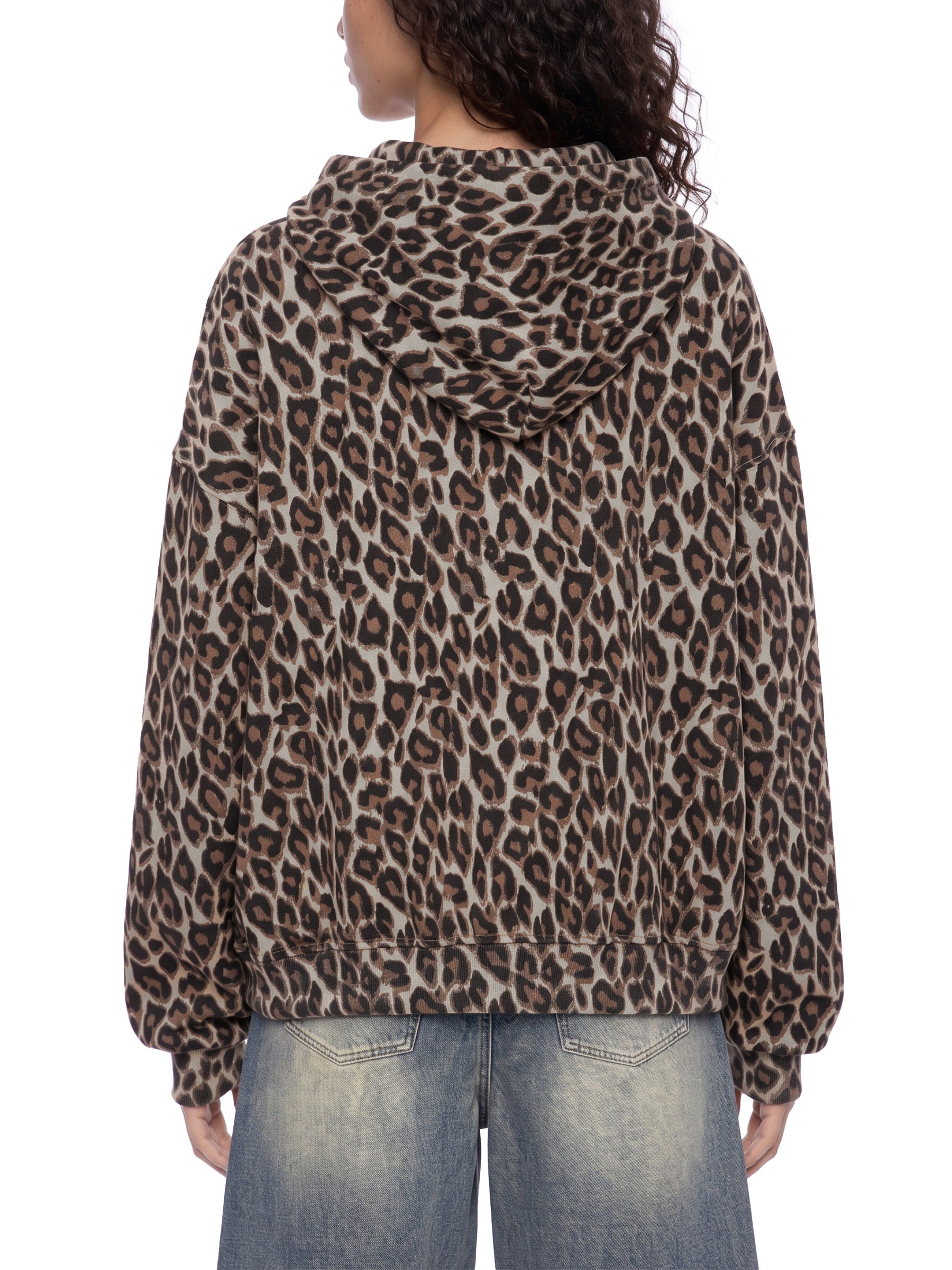 Misfits Bat Leopard Full Zip Hoodie