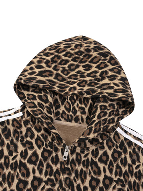 Misfits Bat Leopard Full Zip Hoodie