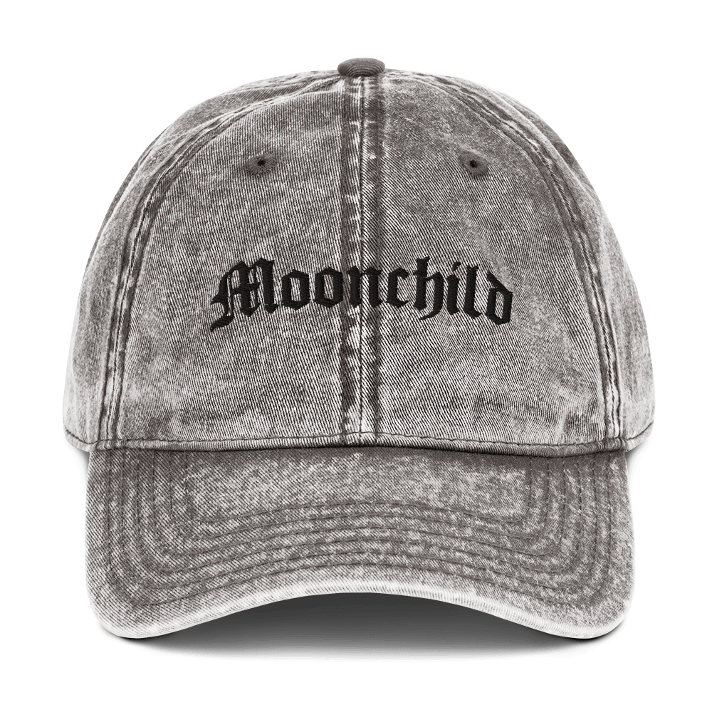 Moonchild Vintage Dad Cap - Goth Cloth Co.gymwear3963942_10803