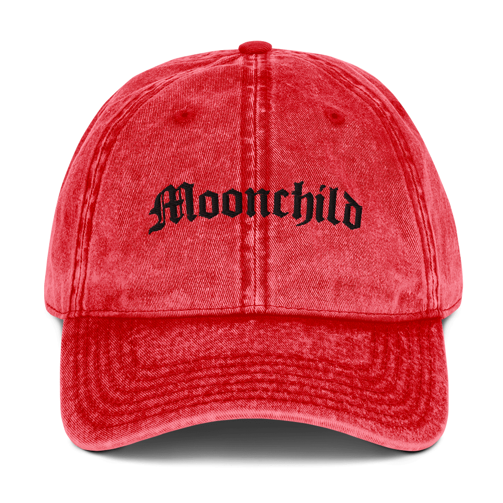 Moonchild Vintage Dad Cap - Goth Cloth Co.gymwear3963942_16747