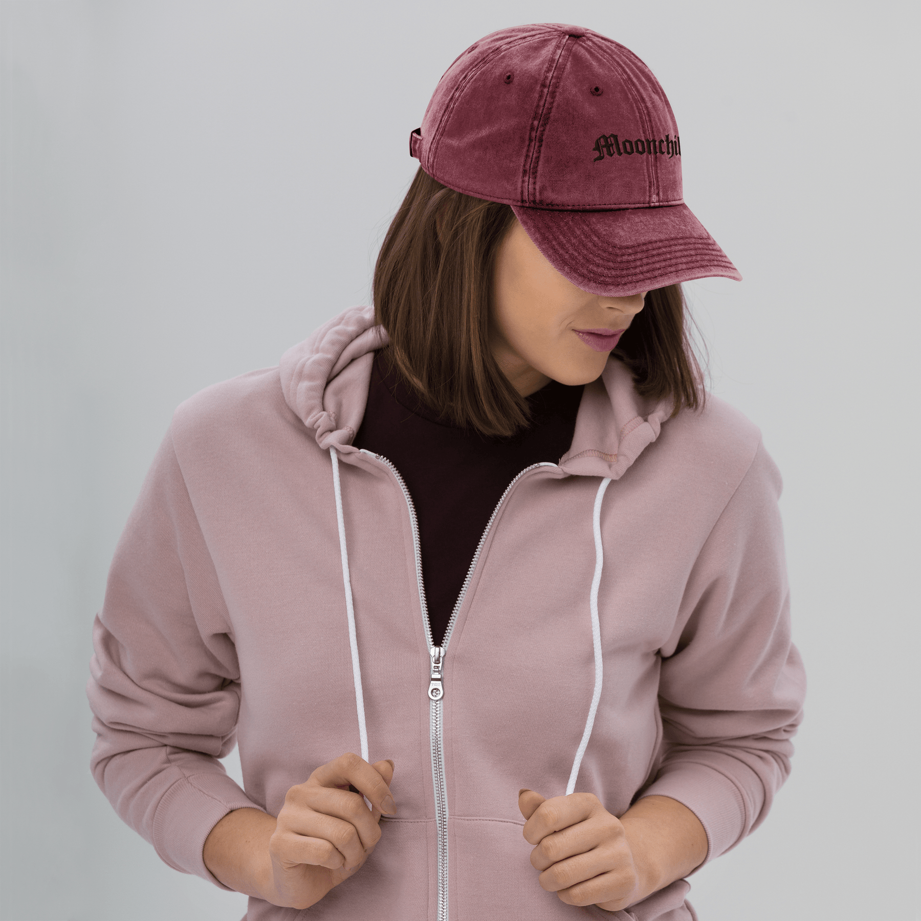 Moonchild Vintage Dad Cap - Goth Cloth Co.gymwear3963942_16747