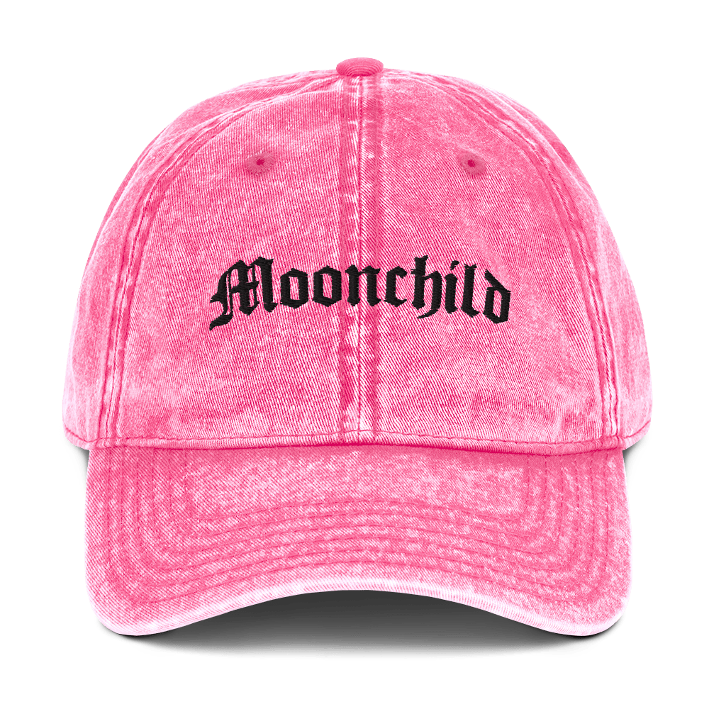 Moonchild Vintage Dad Cap - Goth Cloth Co.gymwear3963942_16749