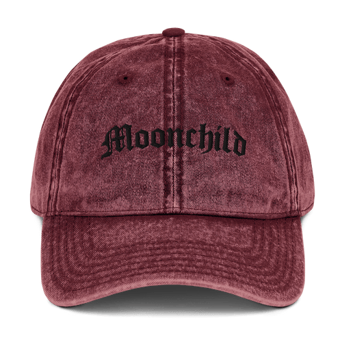 Moonchild Vintage Dad Cap - Goth Cloth Co.gymwear3963942_9793