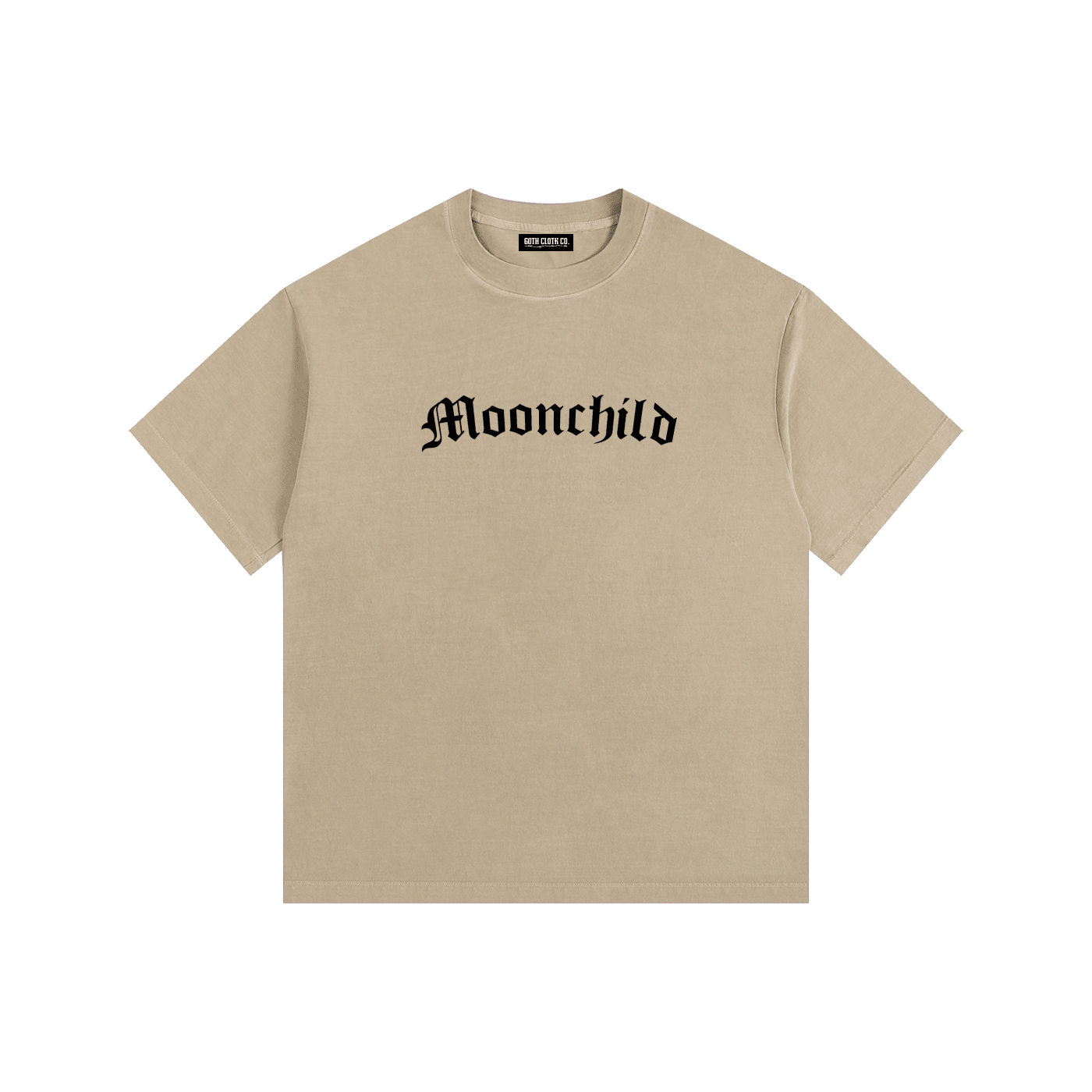 Moonchild Vintage Wash Cotton T-Shirt - Goth Cloth Co.gymwear260813PODPQ0758009