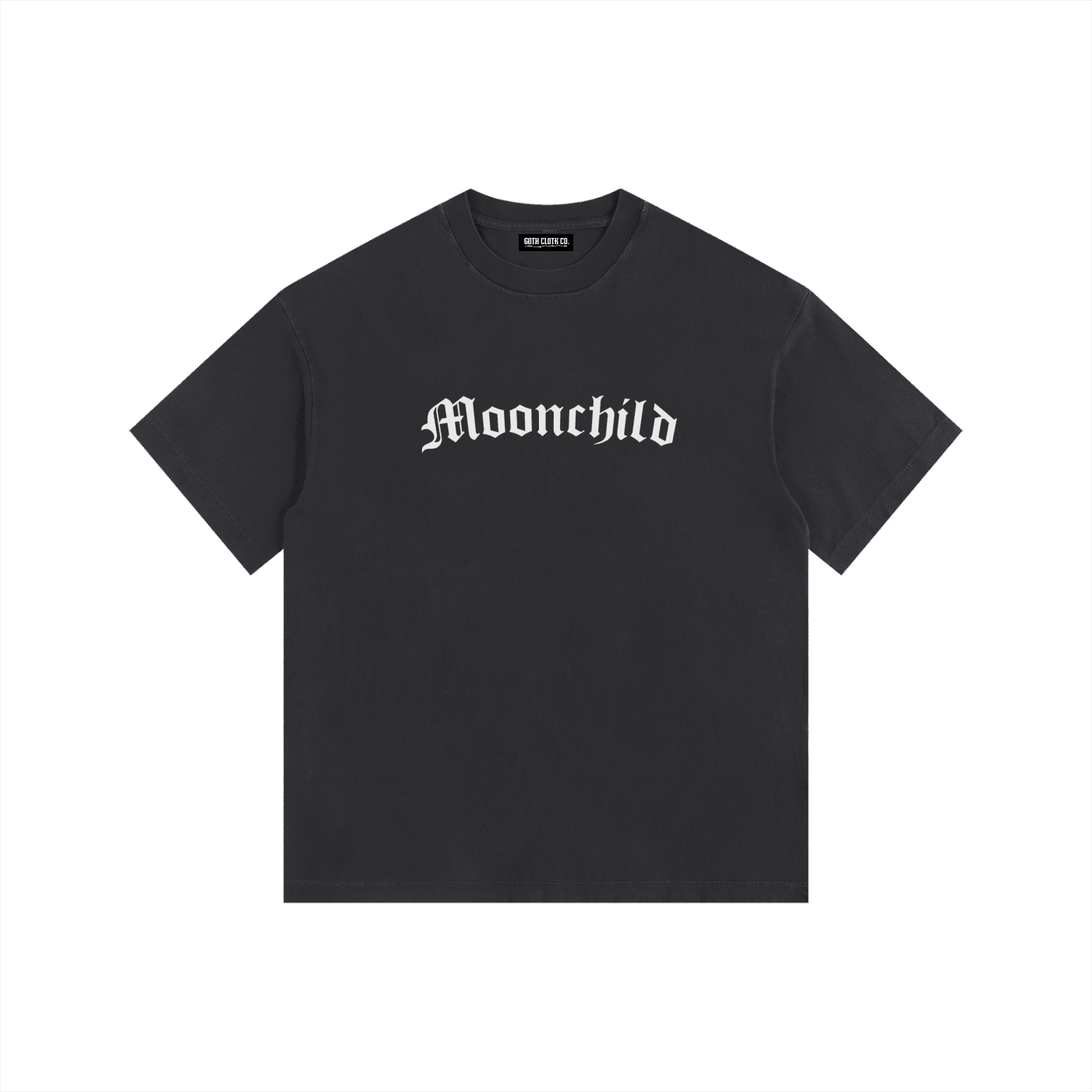 Moonchild Vintage Wash Cotton T-Shirt - Goth Cloth Co.gymwear260813PODPQ0763001