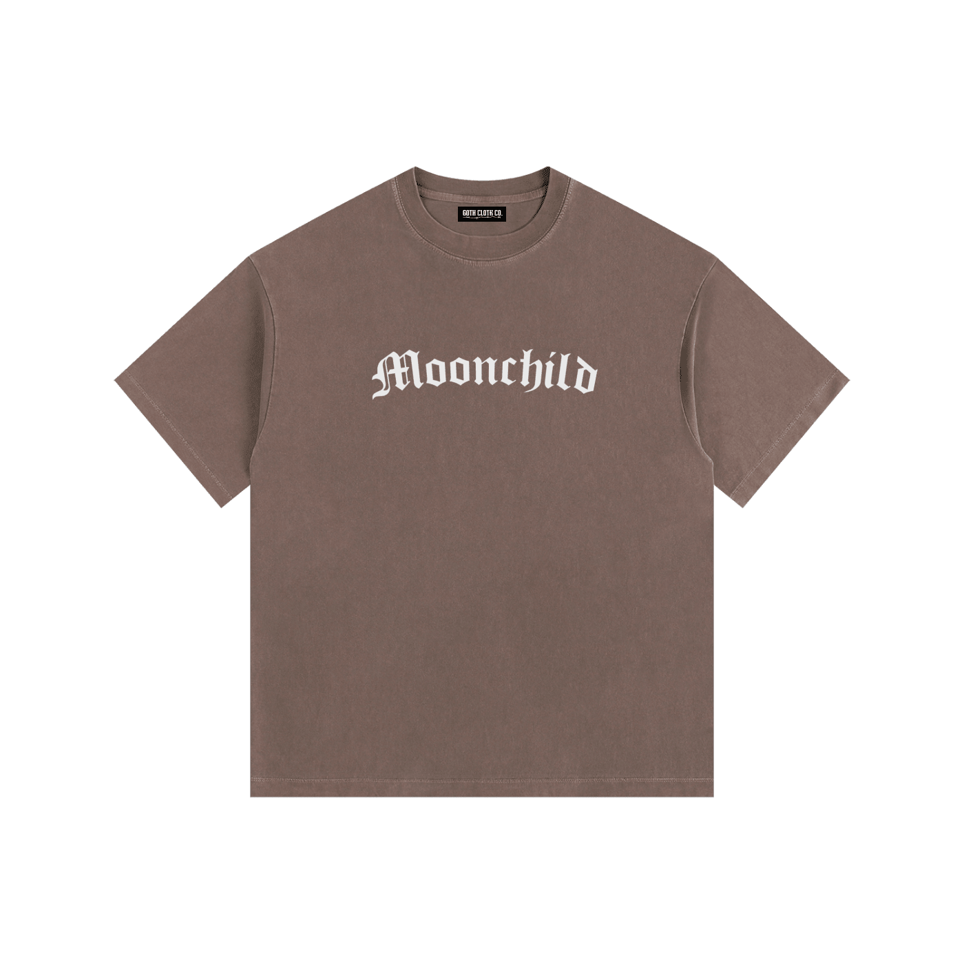 Moonchild Vintage Wash Cotton T-Shirt - Goth Cloth Co.gymwear260813PODPQ0763033
