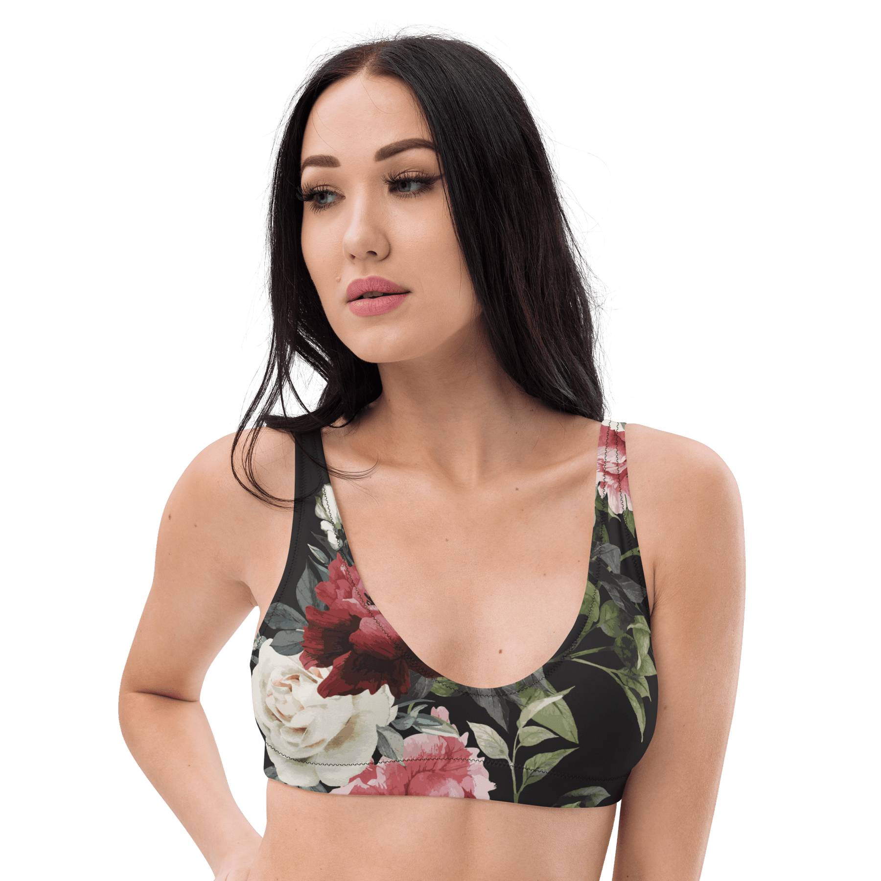 Morning Rose Sport Bikini Top - Goth Cloth Co.2793869_12035
