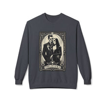 Morticia and Gomez Addams Fleece Crewneck Sweatshirt - Goth Cloth Co.Sweatshirt14161969780461765930