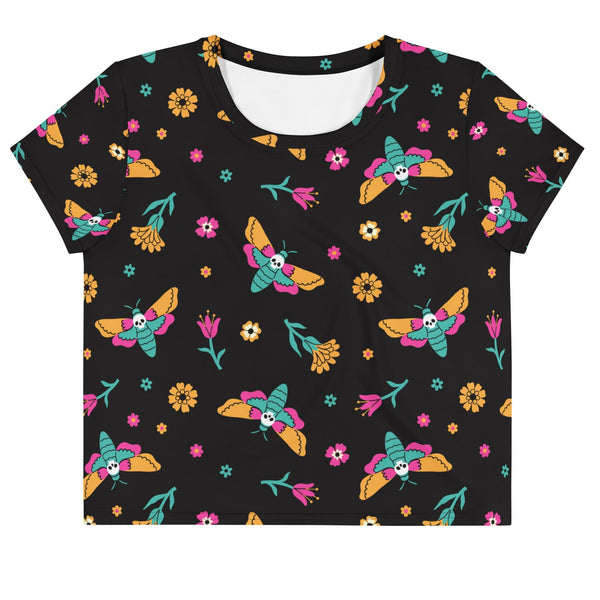 Moth Magic Crop Top - Goth Cloth Co.3163434_9340