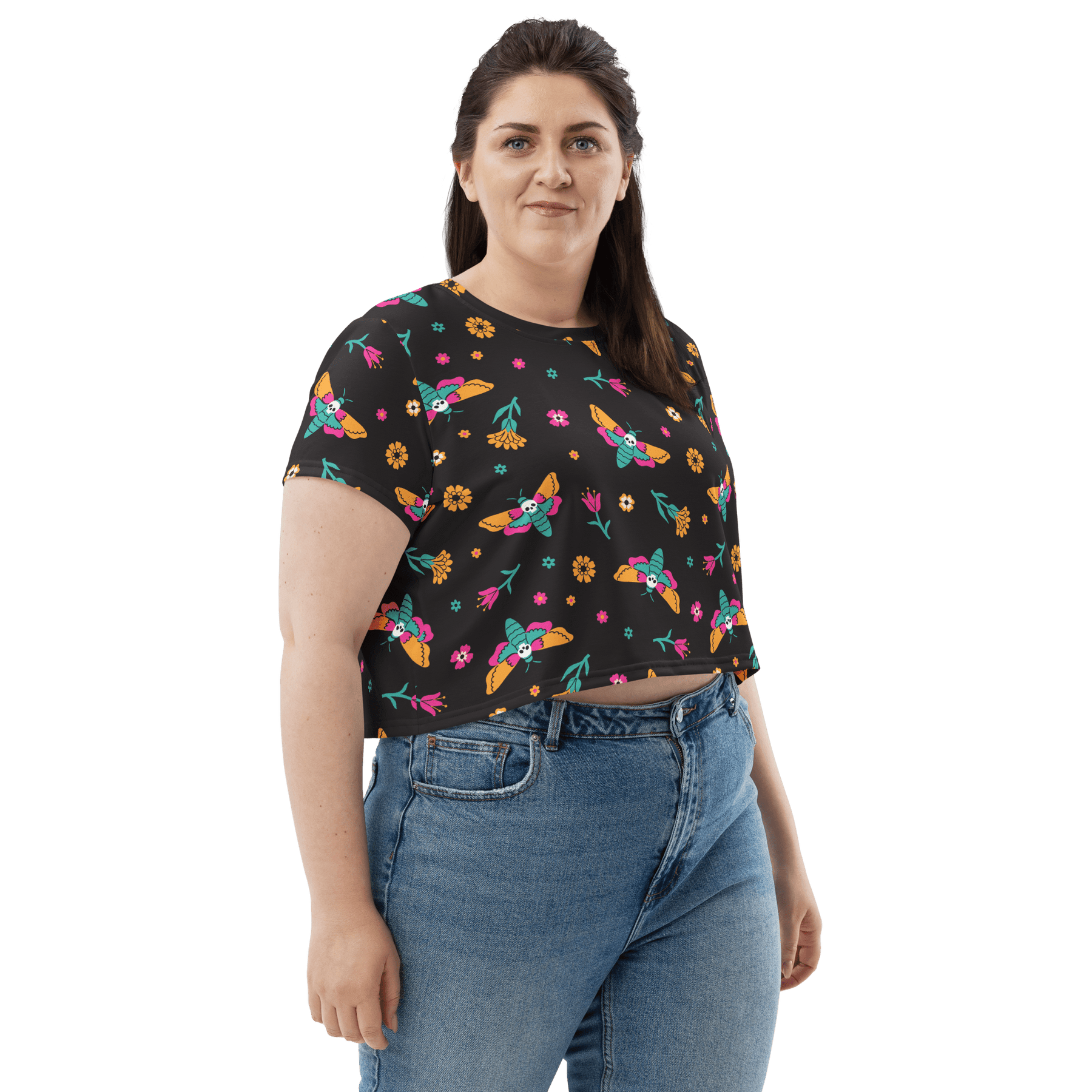 Moth Magic Crop Top - Goth Cloth Co.3163434_9340