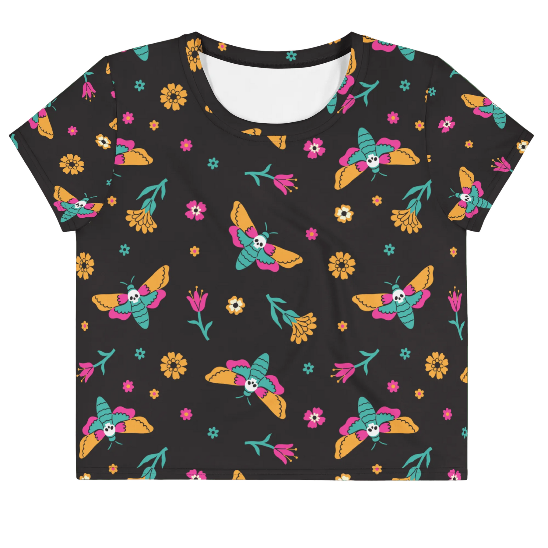 Moth Magic Crop Top - Goth Cloth Co.3163434_9340