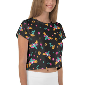 Moth Magic Crop Top - Goth Cloth Co.3163434_9340