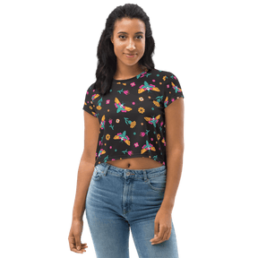 Moth Magic Crop Top - Goth Cloth Co.3163434_9340
