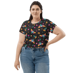 Moth Magic Crop Top - Goth Cloth Co.3163434_9340