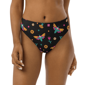 Moth Magic High Waisted Sport Bikini Bottom - Goth Cloth Co.1292951_12042