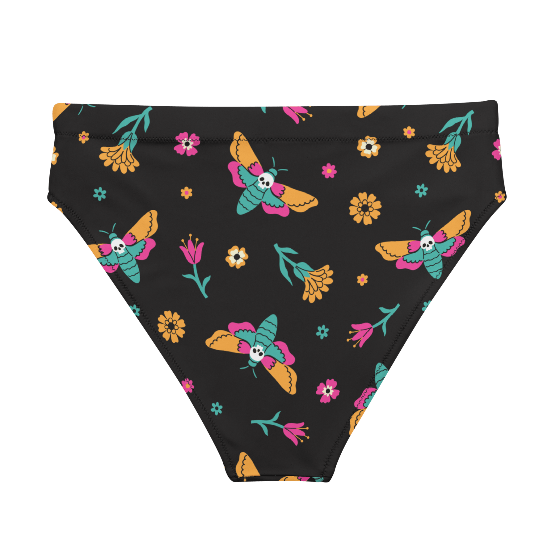 Moth Magic High Waisted Sport Bikini Bottom - Goth Cloth Co.1292951_12042