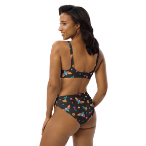 Moth Magic High Waisted Sport Bikini Bottom - Goth Cloth Co.1292951_12042