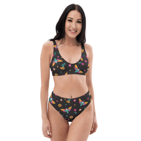 Moth Magic High Waisted Sport Bikini Bottom - Goth Cloth Co.1292951_12042